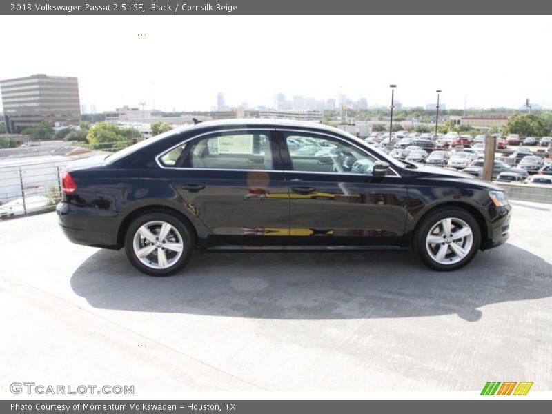 Black / Cornsilk Beige 2013 Volkswagen Passat 2.5L SE