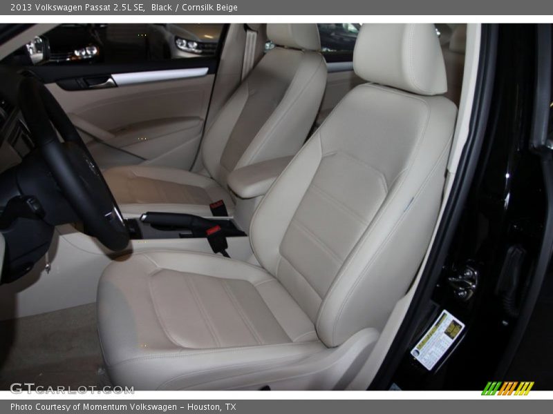 Black / Cornsilk Beige 2013 Volkswagen Passat 2.5L SE