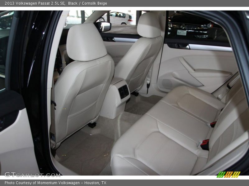 Black / Cornsilk Beige 2013 Volkswagen Passat 2.5L SE