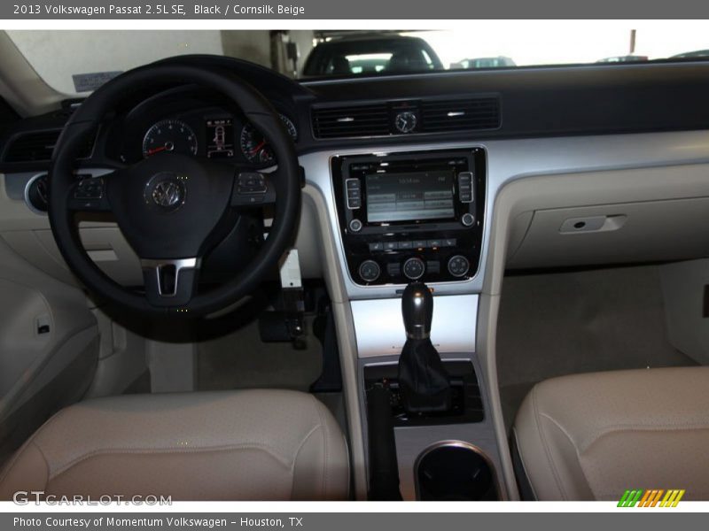Black / Cornsilk Beige 2013 Volkswagen Passat 2.5L SE