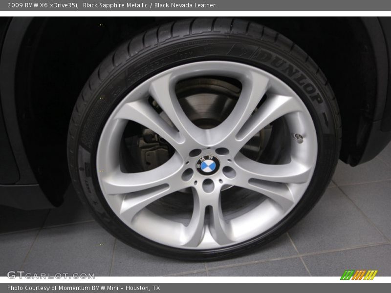 Black Sapphire Metallic / Black Nevada Leather 2009 BMW X6 xDrive35i