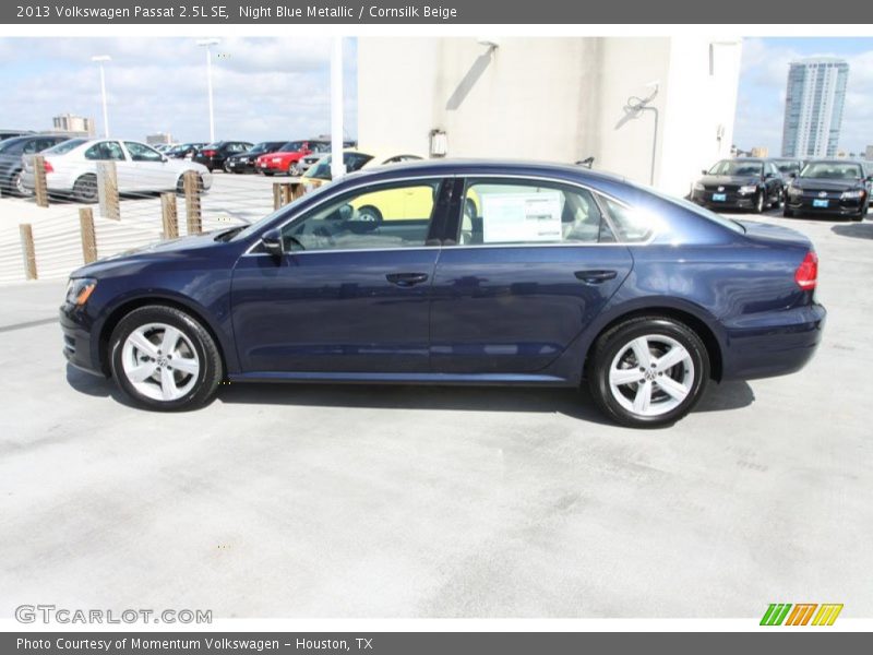 Night Blue Metallic / Cornsilk Beige 2013 Volkswagen Passat 2.5L SE