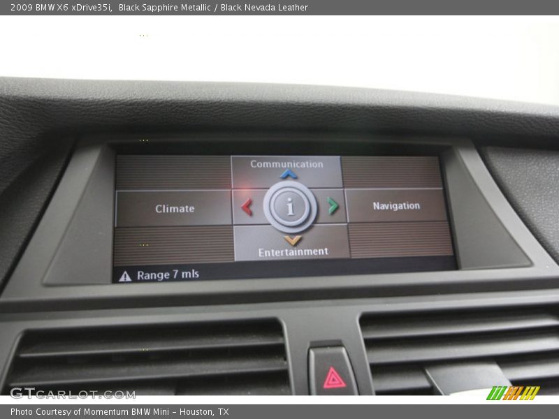 Black Sapphire Metallic / Black Nevada Leather 2009 BMW X6 xDrive35i