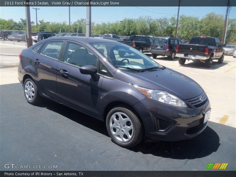  2013 Fiesta S Sedan Violet Gray