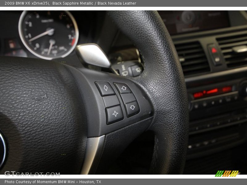 Black Sapphire Metallic / Black Nevada Leather 2009 BMW X6 xDrive35i