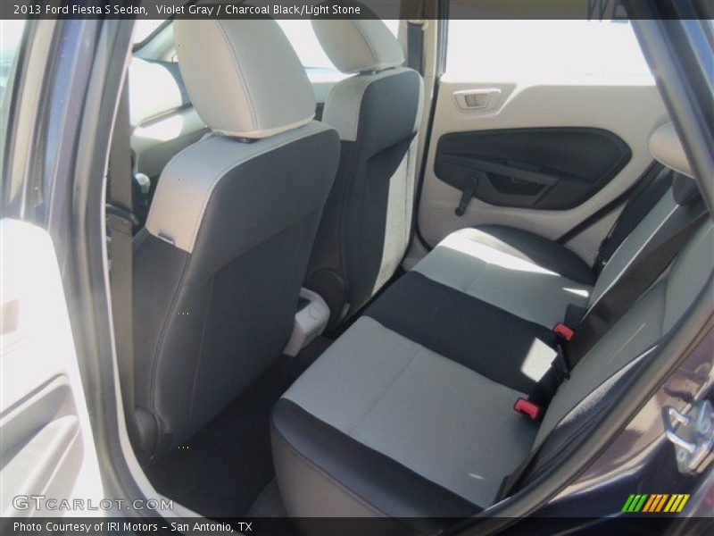 Violet Gray / Charcoal Black/Light Stone 2013 Ford Fiesta S Sedan