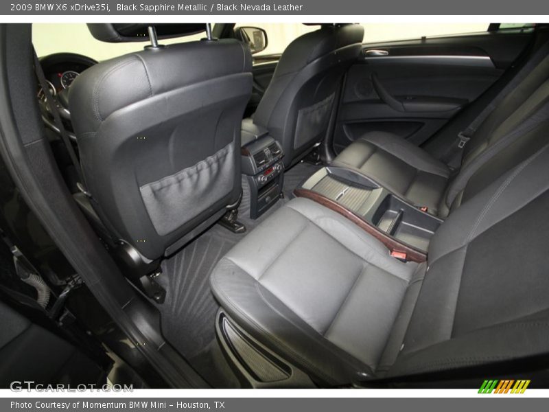 Black Sapphire Metallic / Black Nevada Leather 2009 BMW X6 xDrive35i