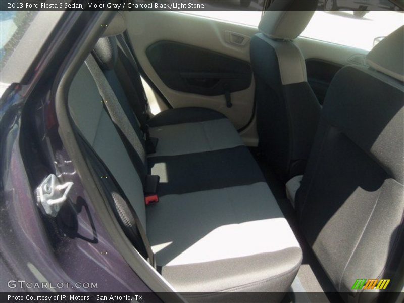 Violet Gray / Charcoal Black/Light Stone 2013 Ford Fiesta S Sedan