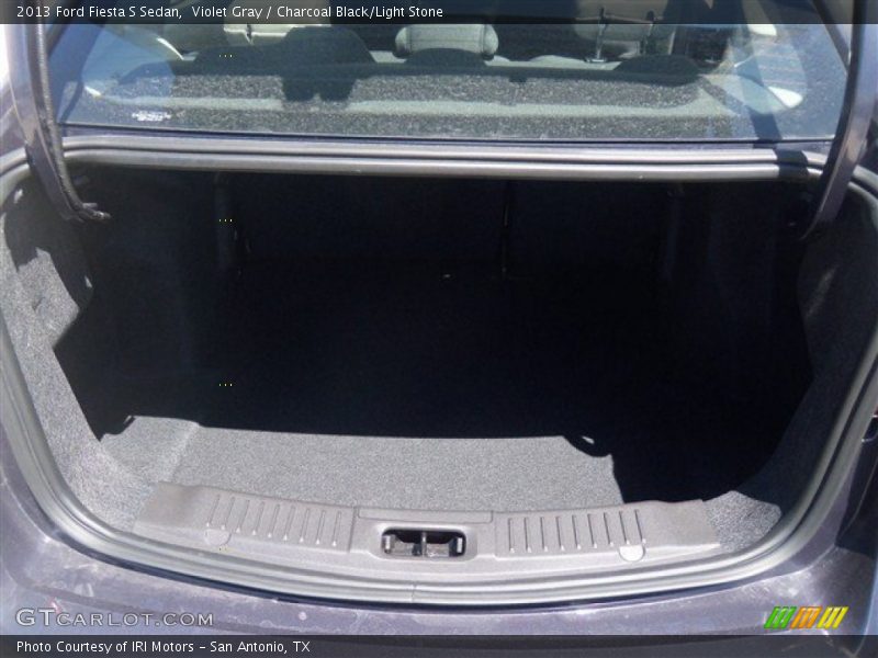 Violet Gray / Charcoal Black/Light Stone 2013 Ford Fiesta S Sedan