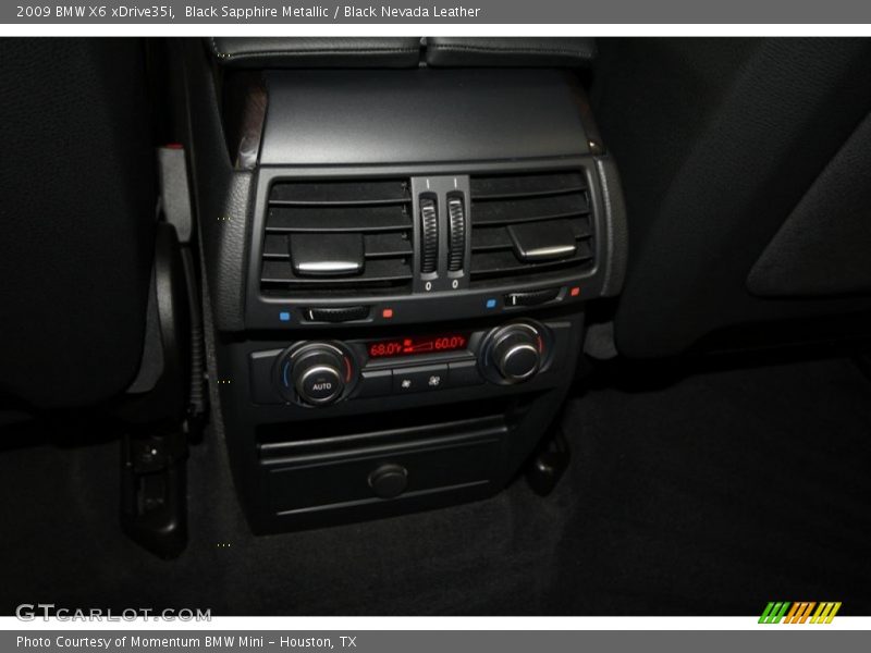 Black Sapphire Metallic / Black Nevada Leather 2009 BMW X6 xDrive35i