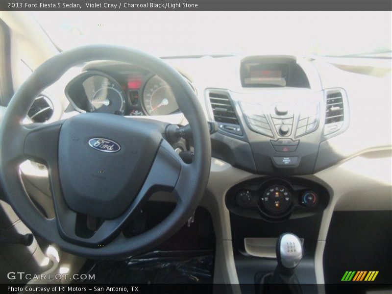 Violet Gray / Charcoal Black/Light Stone 2013 Ford Fiesta S Sedan