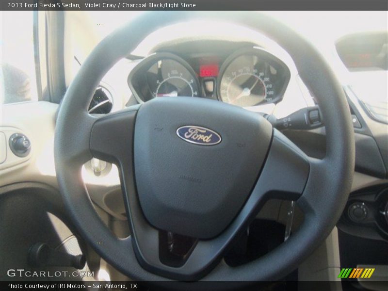 Violet Gray / Charcoal Black/Light Stone 2013 Ford Fiesta S Sedan