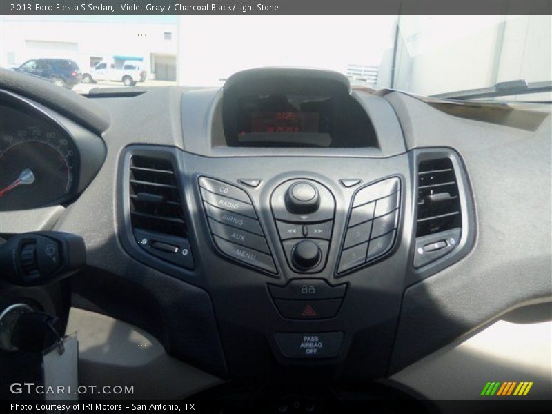 Violet Gray / Charcoal Black/Light Stone 2013 Ford Fiesta S Sedan