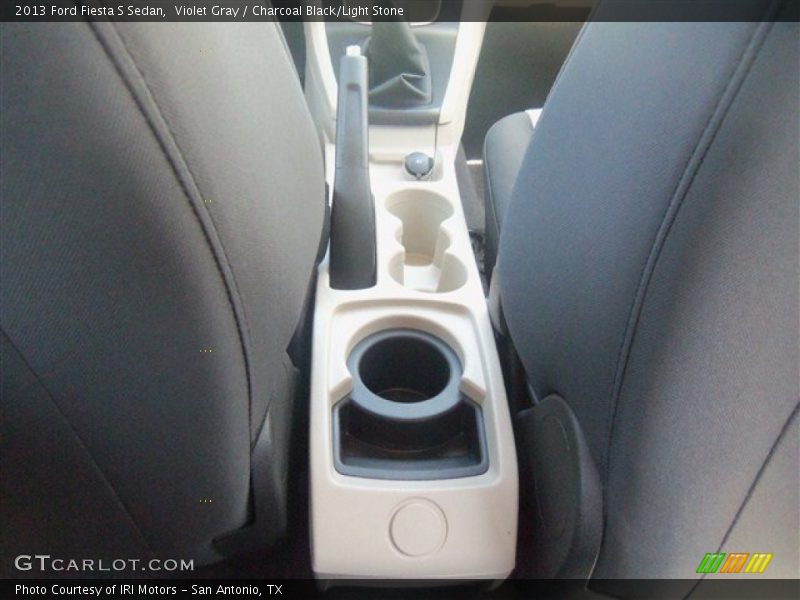 Violet Gray / Charcoal Black/Light Stone 2013 Ford Fiesta S Sedan