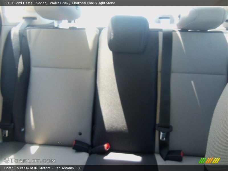 Violet Gray / Charcoal Black/Light Stone 2013 Ford Fiesta S Sedan