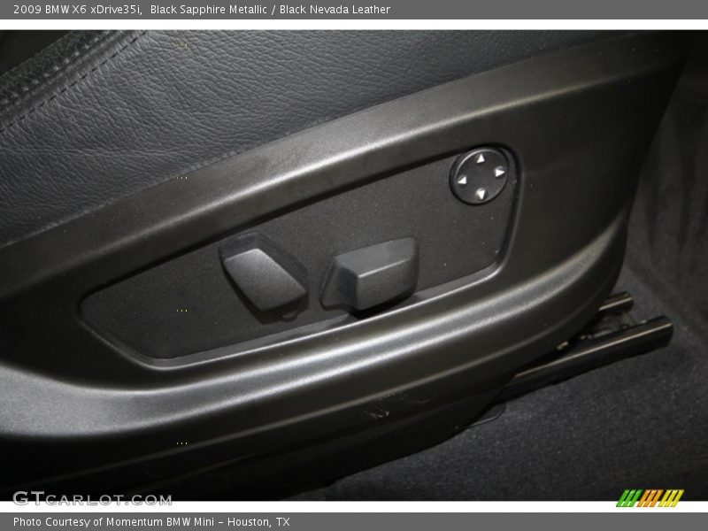 Black Sapphire Metallic / Black Nevada Leather 2009 BMW X6 xDrive35i