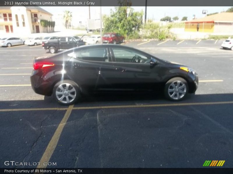 Midnight Black / Gray 2013 Hyundai Elantra Limited