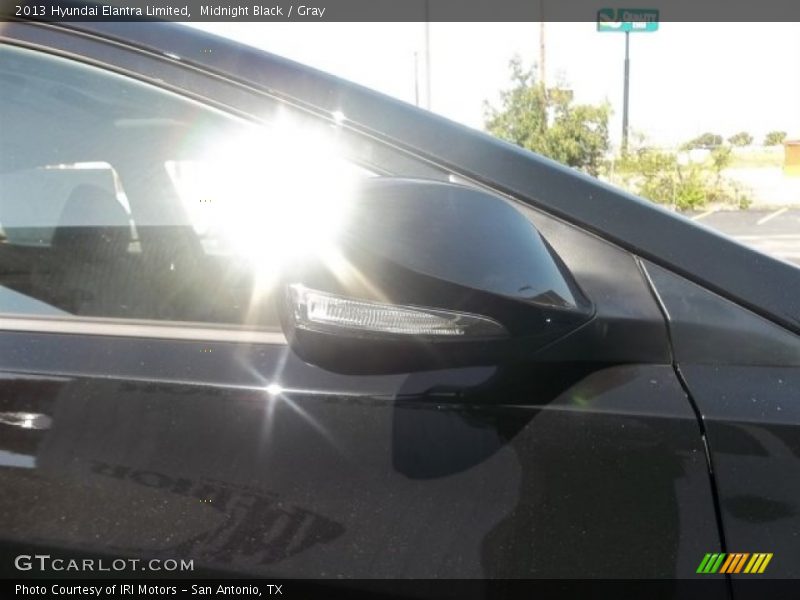 Midnight Black / Gray 2013 Hyundai Elantra Limited