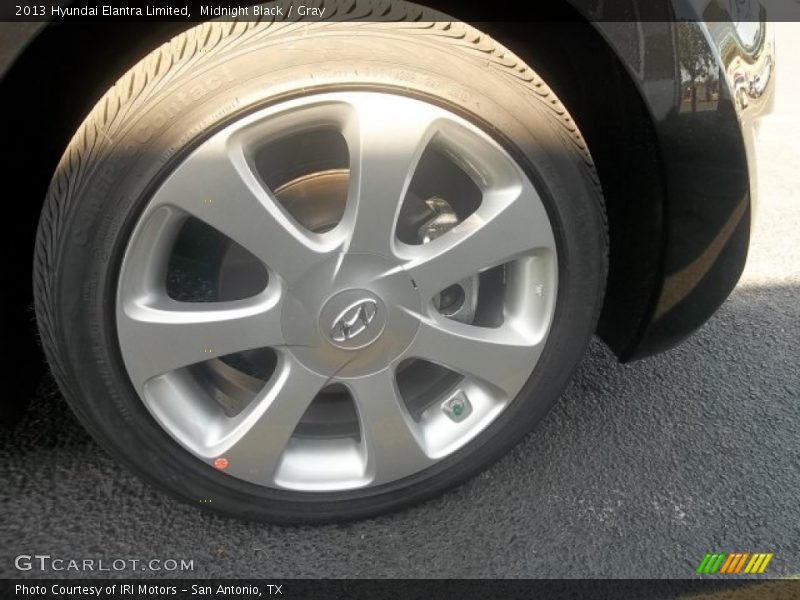 Midnight Black / Gray 2013 Hyundai Elantra Limited