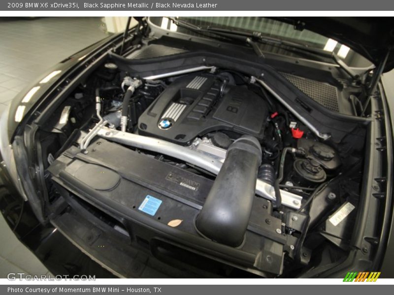 Black Sapphire Metallic / Black Nevada Leather 2009 BMW X6 xDrive35i