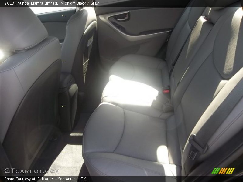 Midnight Black / Gray 2013 Hyundai Elantra Limited