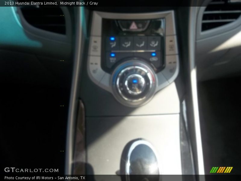 Midnight Black / Gray 2013 Hyundai Elantra Limited