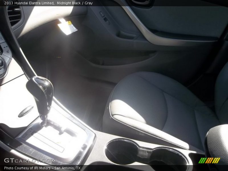 Midnight Black / Gray 2013 Hyundai Elantra Limited