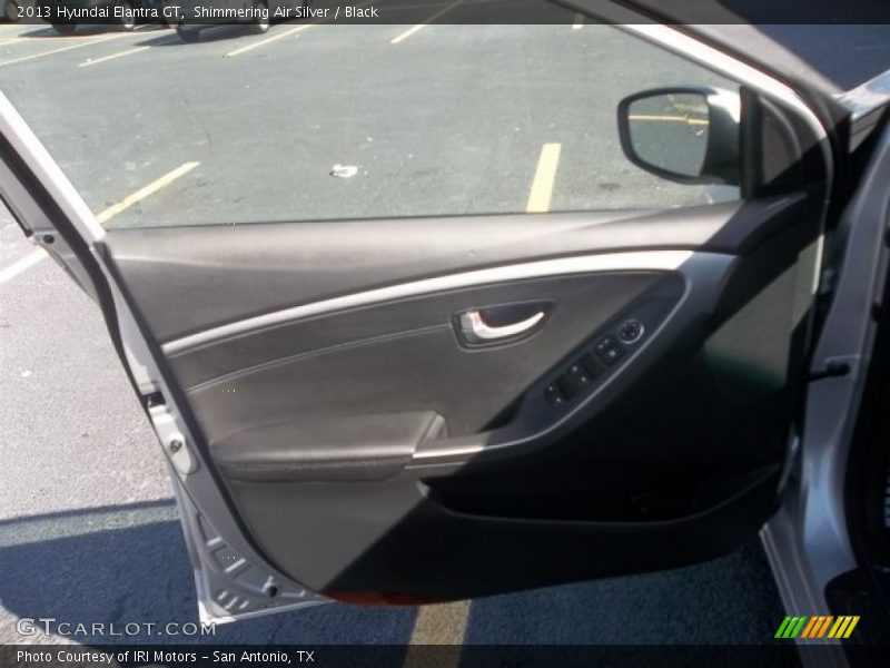 Shimmering Air Silver / Black 2013 Hyundai Elantra GT