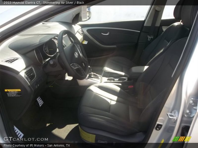 Shimmering Air Silver / Black 2013 Hyundai Elantra GT