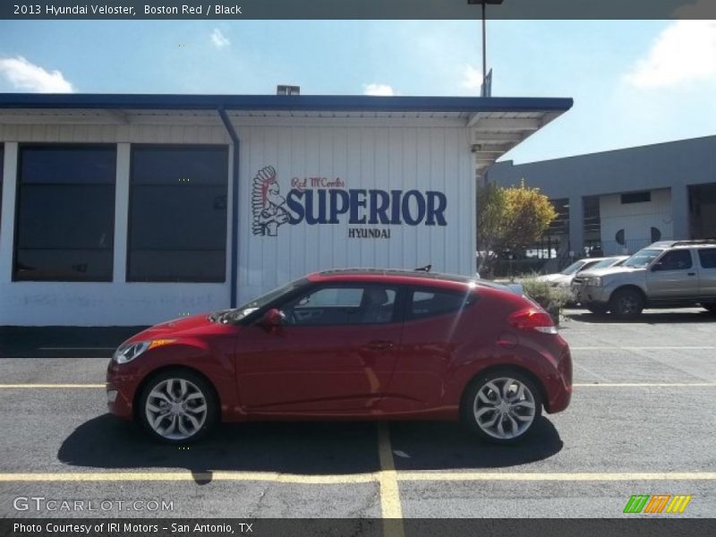 Boston Red / Black 2013 Hyundai Veloster