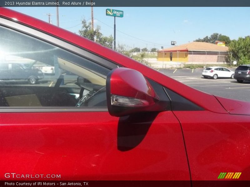 Red Allure / Beige 2013 Hyundai Elantra Limited