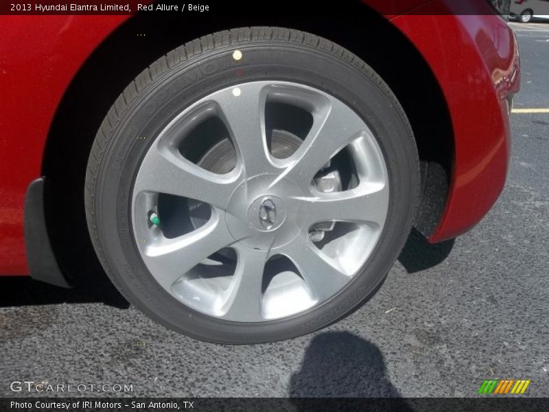 Red Allure / Beige 2013 Hyundai Elantra Limited