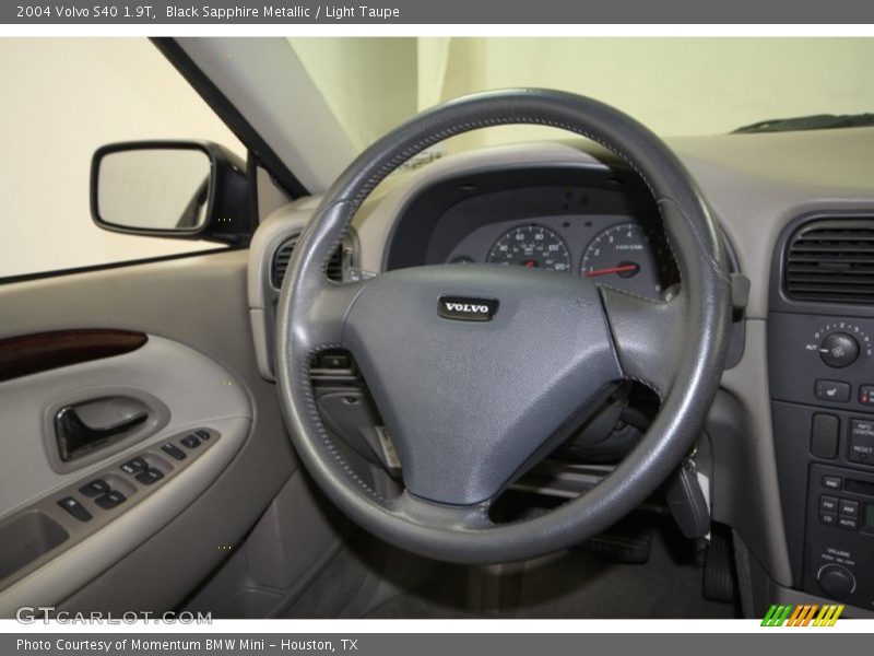 Black Sapphire Metallic / Light Taupe 2004 Volvo S40 1.9T