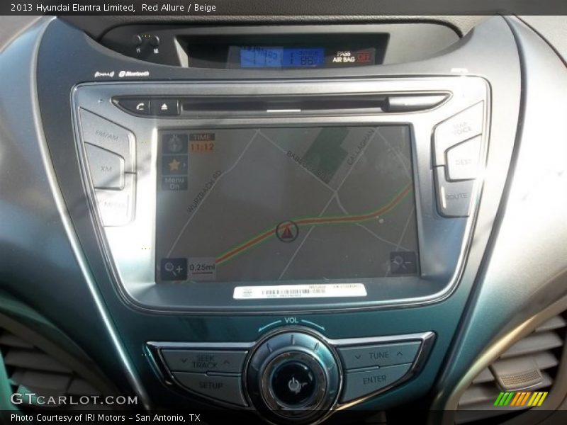 Red Allure / Beige 2013 Hyundai Elantra Limited