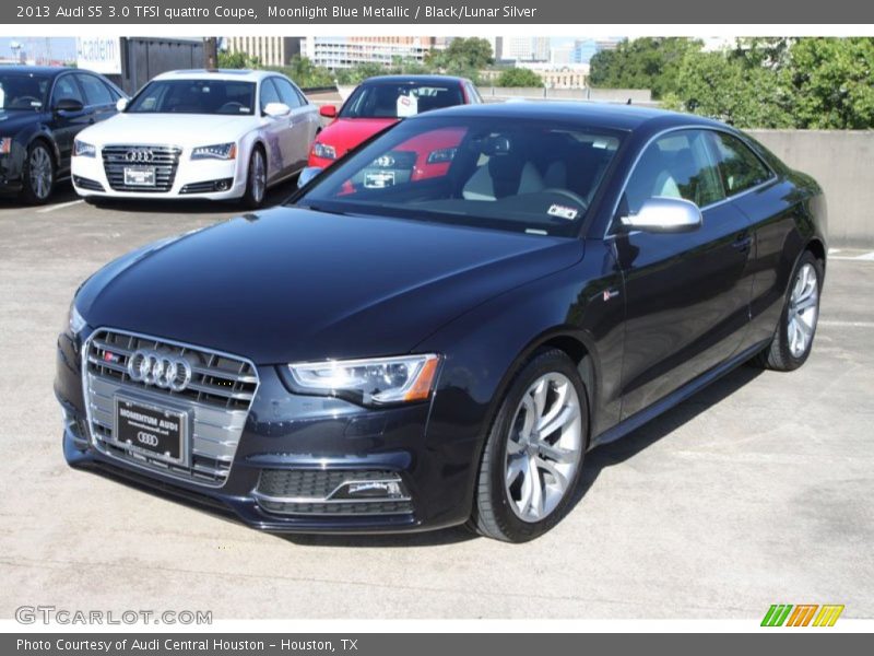 Moonlight Blue Metallic / Black/Lunar Silver 2013 Audi S5 3.0 TFSI quattro Coupe