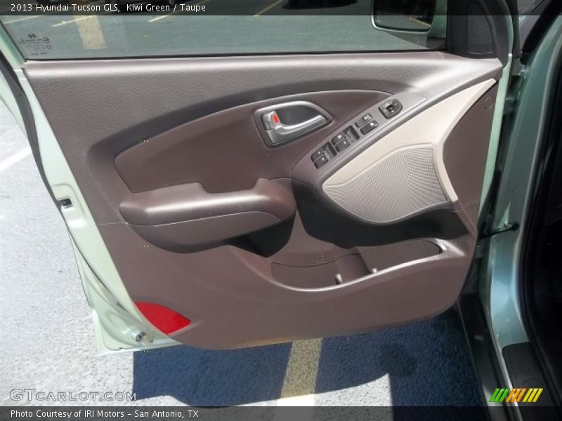 Kiwi Green / Taupe 2013 Hyundai Tucson GLS