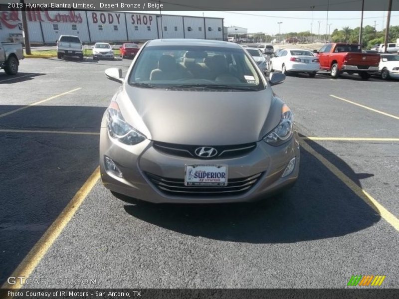 Desert Bronze / Beige 2013 Hyundai Elantra Limited