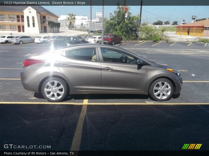 Desert Bronze / Beige 2013 Hyundai Elantra Limited