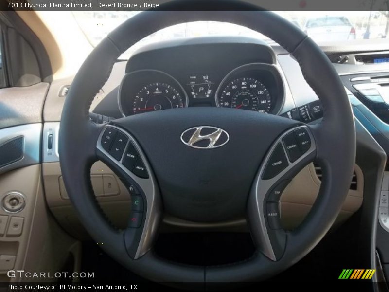 Desert Bronze / Beige 2013 Hyundai Elantra Limited