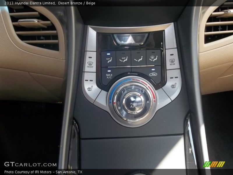 Desert Bronze / Beige 2013 Hyundai Elantra Limited