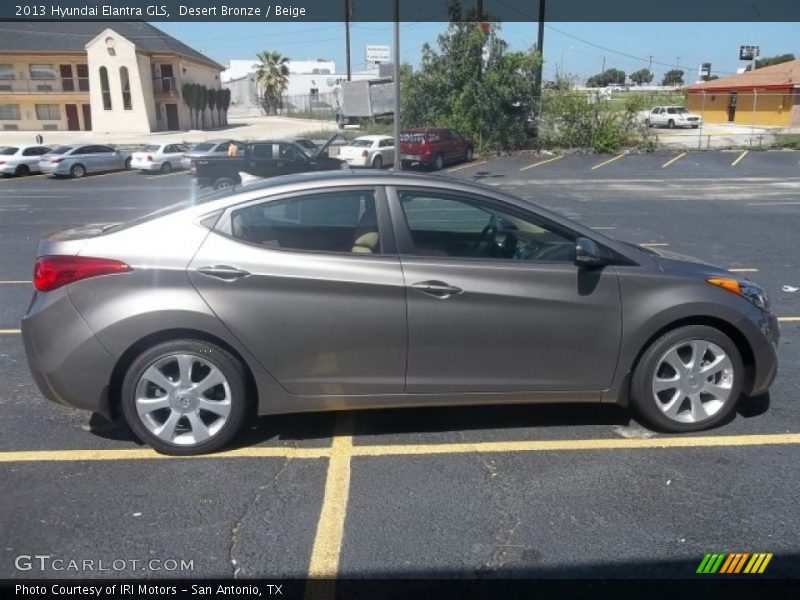 Desert Bronze / Beige 2013 Hyundai Elantra GLS