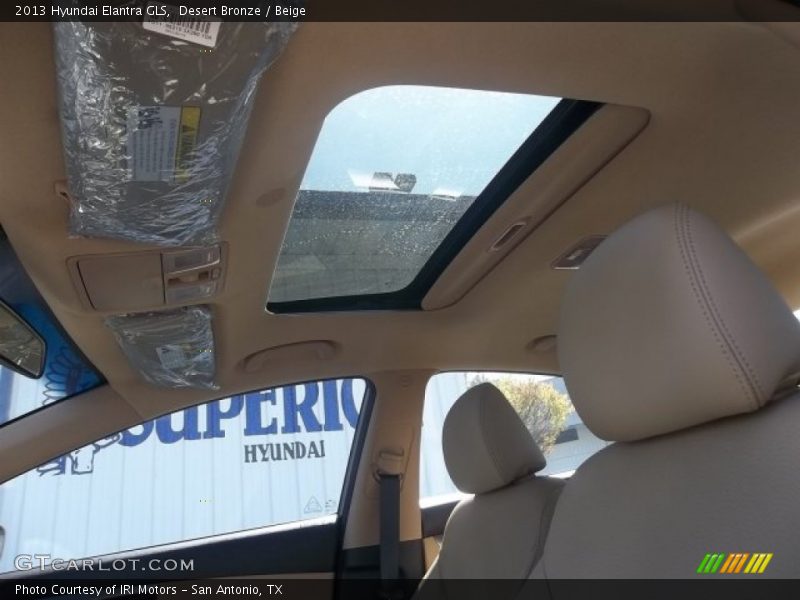 Desert Bronze / Beige 2013 Hyundai Elantra GLS