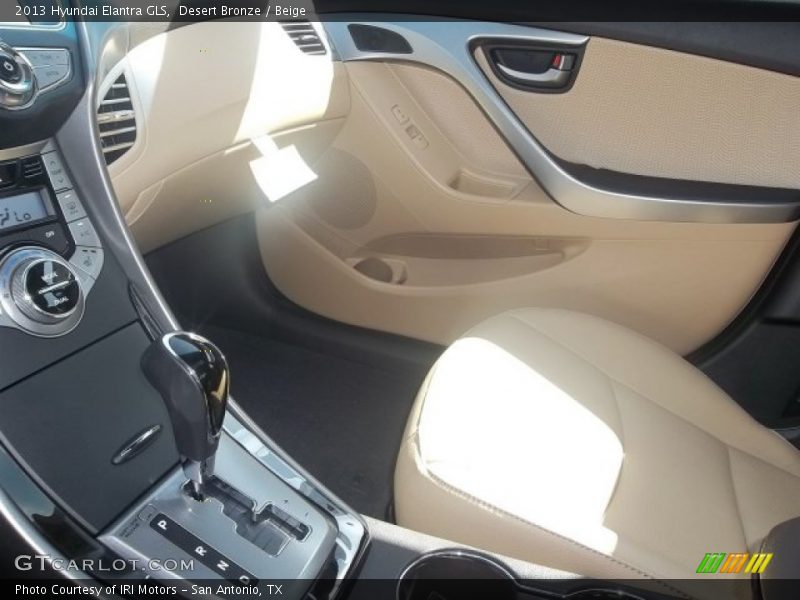 Desert Bronze / Beige 2013 Hyundai Elantra GLS