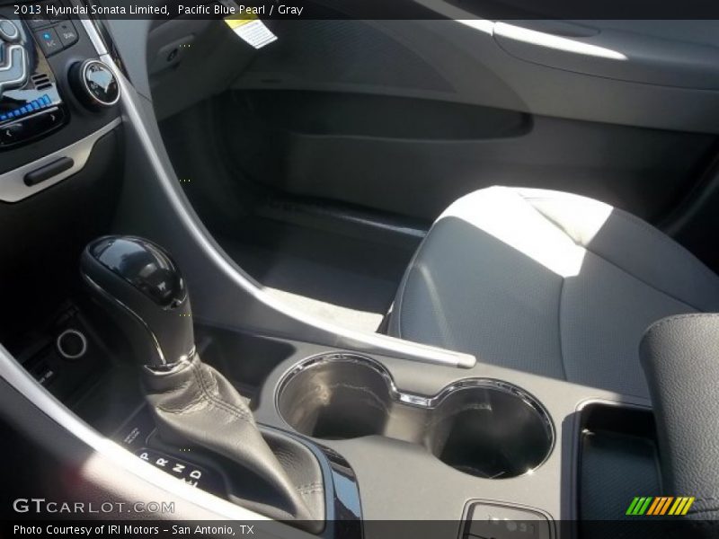 Pacific Blue Pearl / Gray 2013 Hyundai Sonata Limited