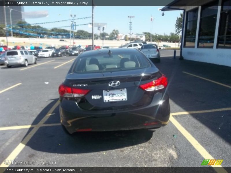 Midnight Black / Gray 2013 Hyundai Elantra GLS