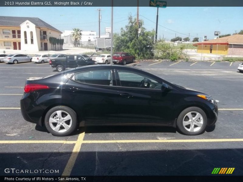 Midnight Black / Gray 2013 Hyundai Elantra GLS