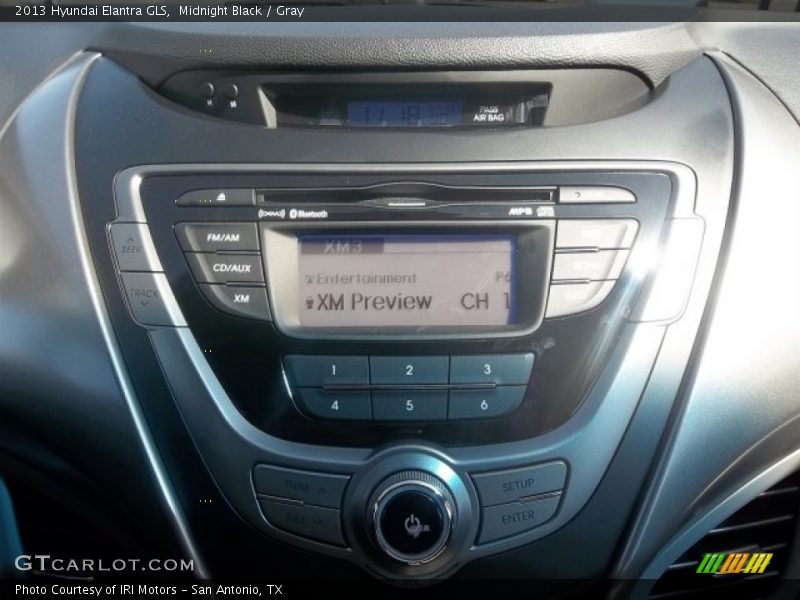 Midnight Black / Gray 2013 Hyundai Elantra GLS
