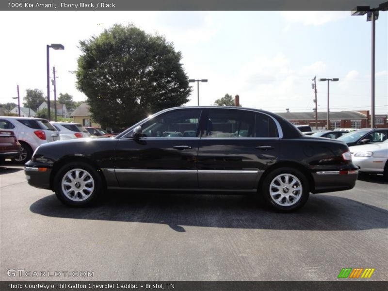 Ebony Black / Black 2006 Kia Amanti