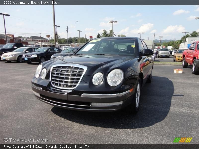 Ebony Black / Black 2006 Kia Amanti