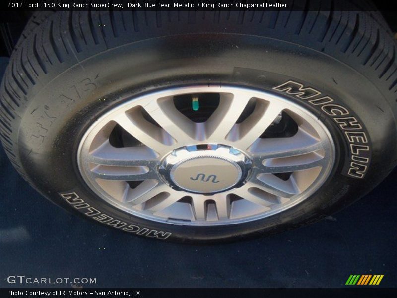 Dark Blue Pearl Metallic / King Ranch Chaparral Leather 2012 Ford F150 King Ranch SuperCrew